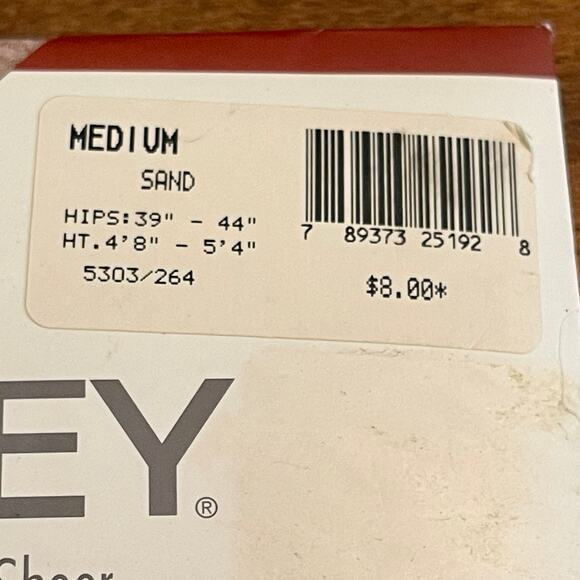 Jockey Bodyshaper Pantyhose Enhanced Control Top Size:  Medium, Color: Sand C-14 - Picture 6 of 11